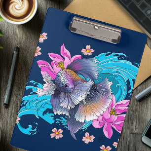 Betta Siamese Fighting Fish  Clipboard