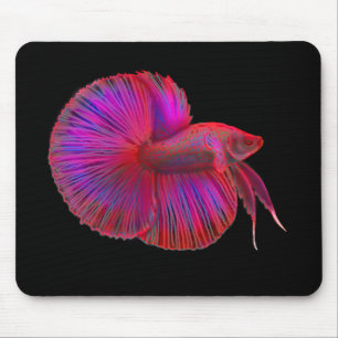Betta Siamese Fighting Fish Mousepad