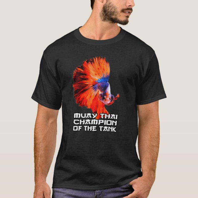 Betta Siamese Fighting Fish T-Shirt (Front)