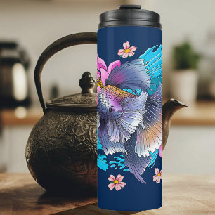Betta Siamese Fighting Fish Thermal Tumbler