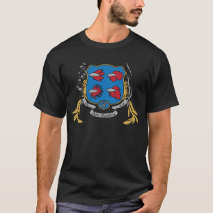 Betta Splendens Coat of Arms T-Shirt