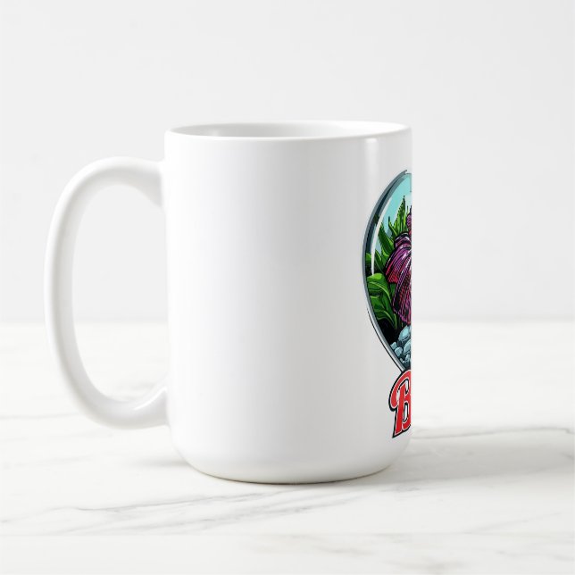 Betta squad — elegant, fierce, unstoppable. coffee mug (Left)
