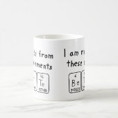 Bette periodic table name mug (Center)