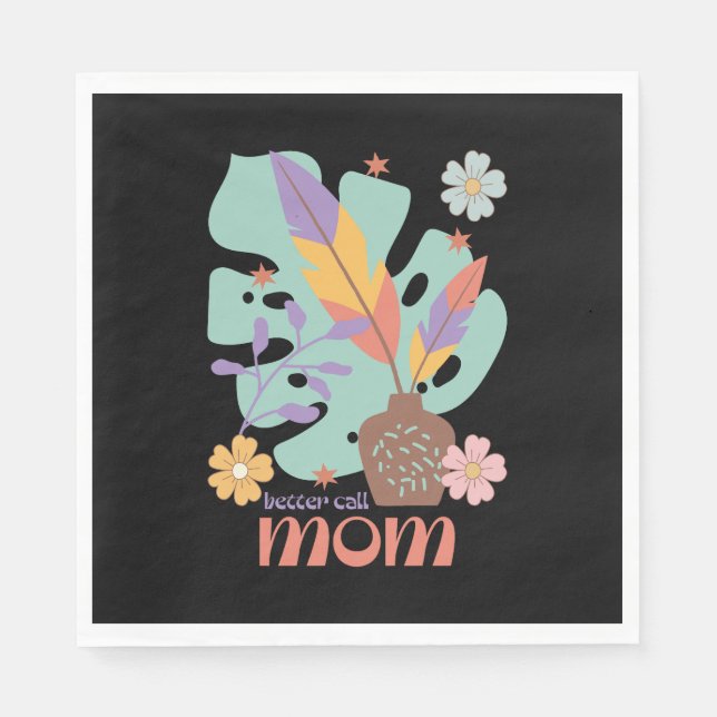 Better Call Mum Napkin (Front)