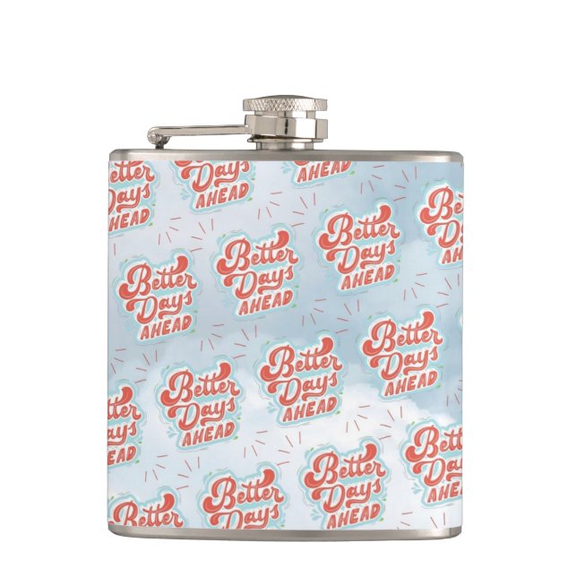 Better Days Hip Flask (Front)