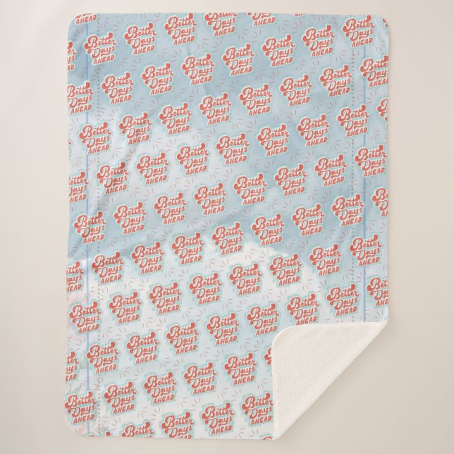 Better Days Sherpa Blanket (Front)