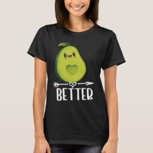 Better Half Couple Sliced Avocado Valentine's Day T-Shirt