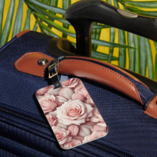 Better in Pink Roses Luggage Tag