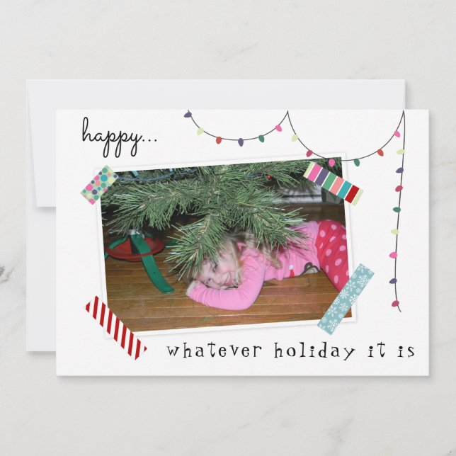 Better Late Than Never Belated Christmas Card (Front)