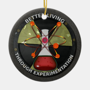 Better Living Through Experimentation Ceramic Tree Decoration