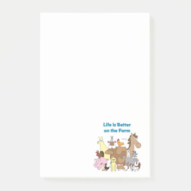 Better on the Farm - Post-it Notes (Front)