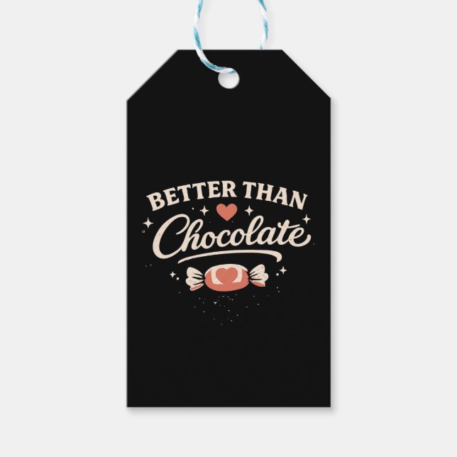 Better Than Chocolate Valentine Gift Tags (Front)
