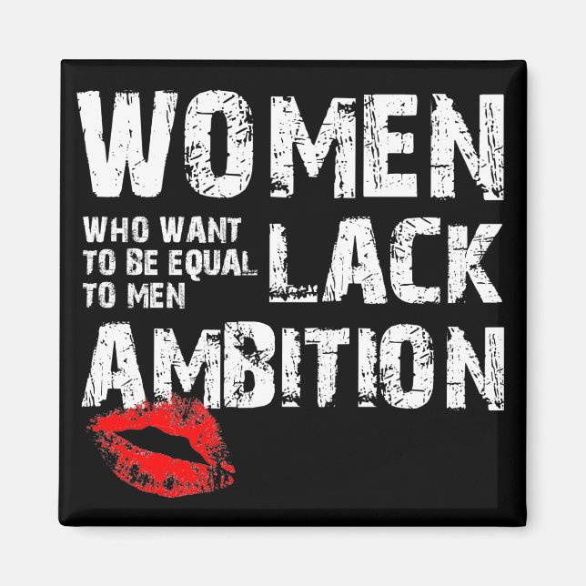 Better Than Equal Funny Fridge Magnet (Front)