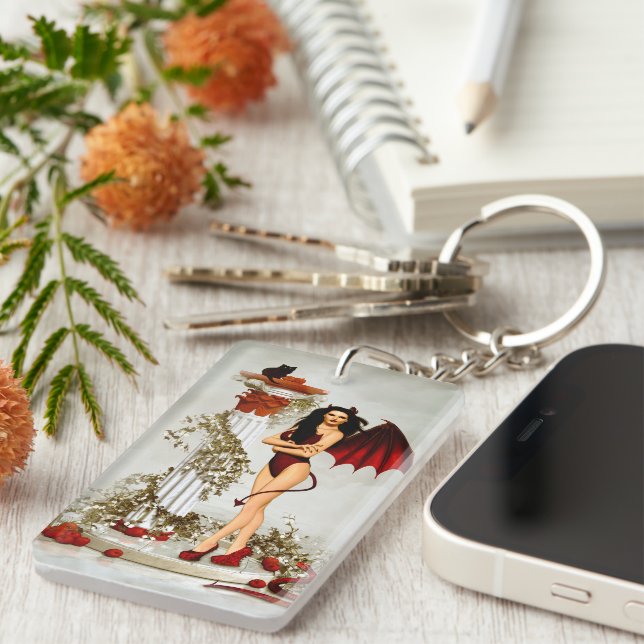 Better The Devil You Know Key Ring (Front Right)