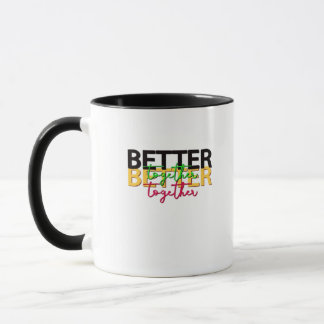 Better Together as a Family Heartfelt Style Mug