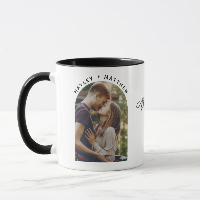 Better Together Engagement Photo Custom Mug (Left)
