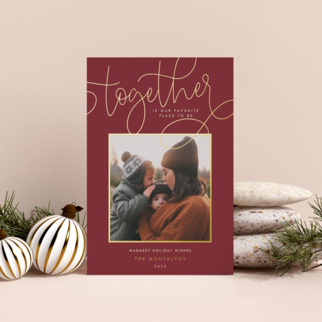 Better Together | Foil Holiday Card (Creator Uploaded)