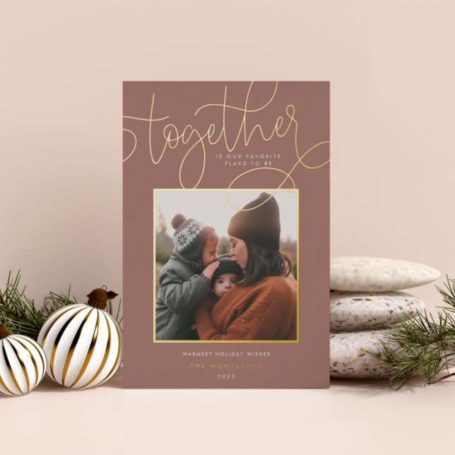 Better Together | Foil Holiday Card (Creator Uploaded)
