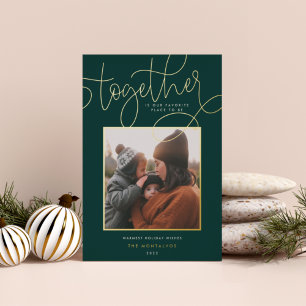 Better Together   Foil Holiday Card