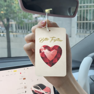 Better Together Heart Air Freshener -Car Gift