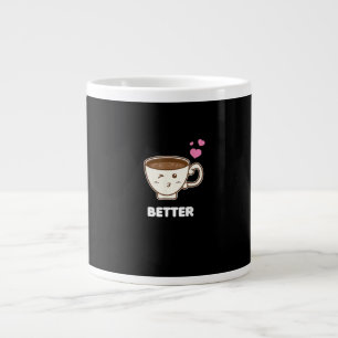 Better Together His And Her Funny Coffee Lover Gif Large Coffee Mug