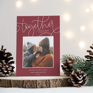 Better Together Holiday Photo Card