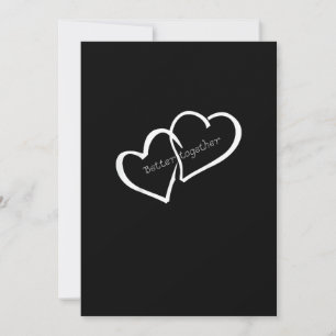 Better Together Long Distance Relationship Modern  Holiday Card