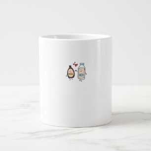 Better Together Love for Chocolate Milk Drinkers P Large Coffee Mug