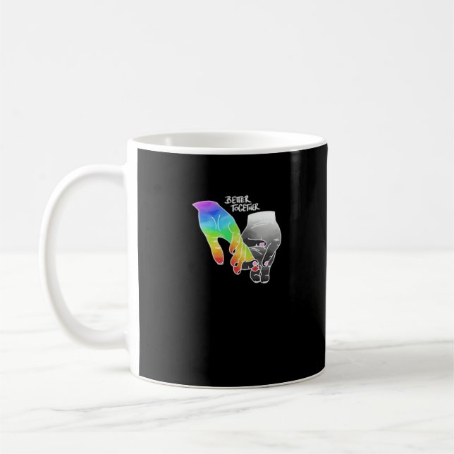 Better Together Minimal Design  Coffee Mug (Left)