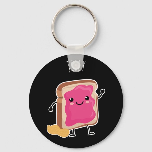 Better Together (PB & J): Jelly Key Ring (Front)