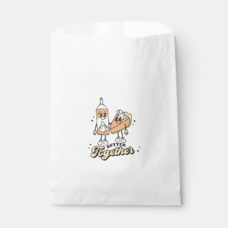 Better Together Pie and Whipped Cream Playful Food Favour Bags