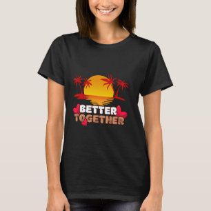 Better Together Retro Sunset Inspirational Easter  T-Shirt