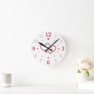 Better Together – Romantic  Round Clock
