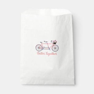Better Together Tandem Bicycle Together Modern Des Favour Bags