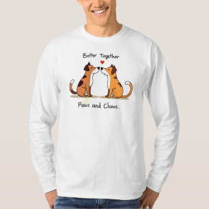 Better Together: Two Cartoon Dogs T-Shirt