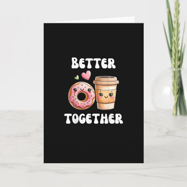Better Together Valentines Day Men Women Classic S Card (Front)