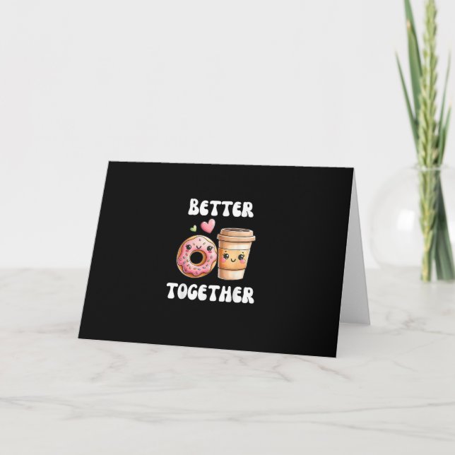 Better Together Valentines Day Men Women Classic S Card (Front)