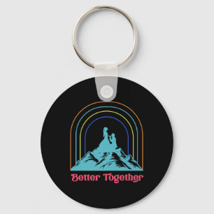 Better Together Wedding Groom Bride Husband Wife M Key Ring