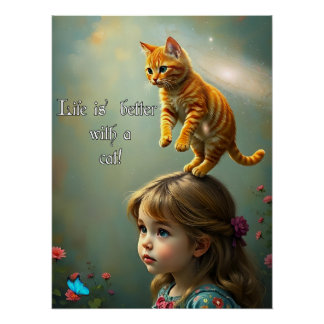 Better with a Cat  Poster