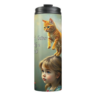 Better with a Cat  Thermal Tumbler