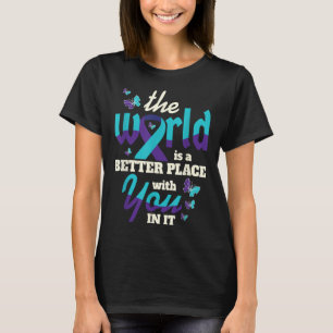 Better With You Suicide Awareness Mental Health T-Shirt