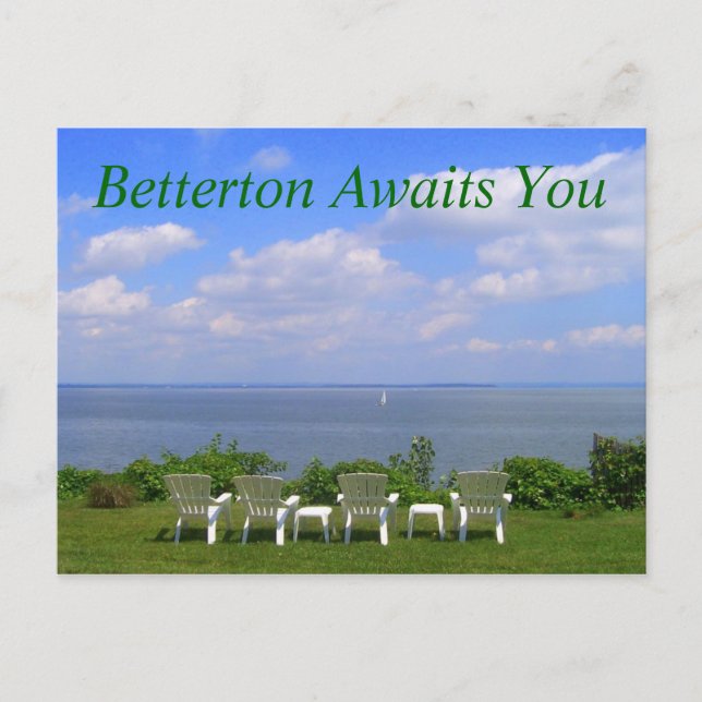 Betterton Awaits You Postcard (Front)