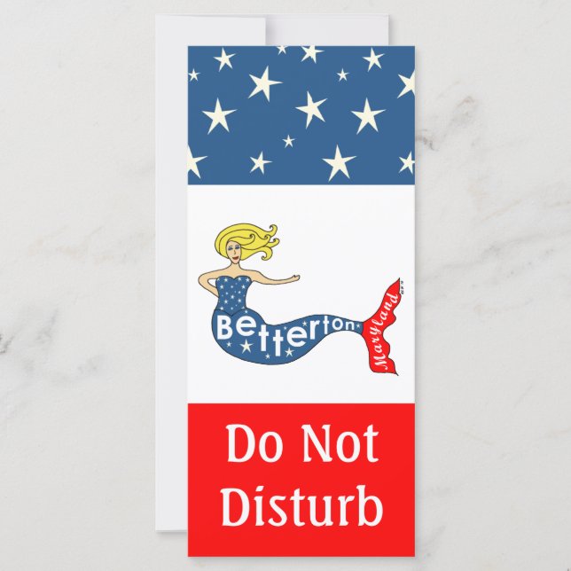 Betterton Mermaid Do Not Disturb (Front)