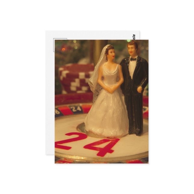 Betting on Marriage Postcard (Front/Back In Situ)