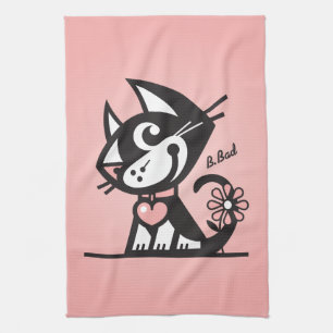BETTY BAD KITTY TEA TOWEL