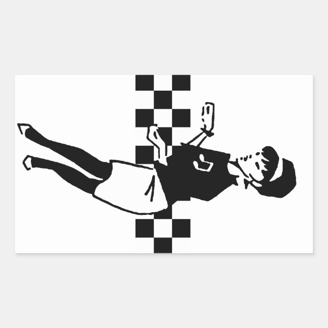 Betty Beat II Rectangular Sticker (Front)