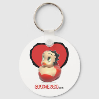 Betty Boop Rubber Duck Key Chain