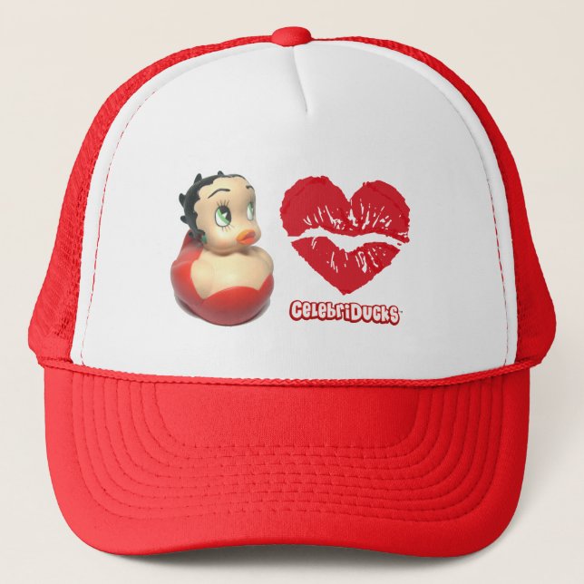 Betty Boop Rubber Ducks CelebriDucks Trucker Hat (Front)
