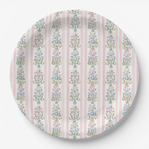 Betty Floral Print Paper Plate