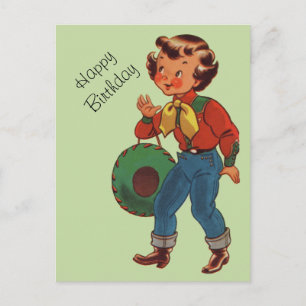 Betty the Cowgirl Postcard